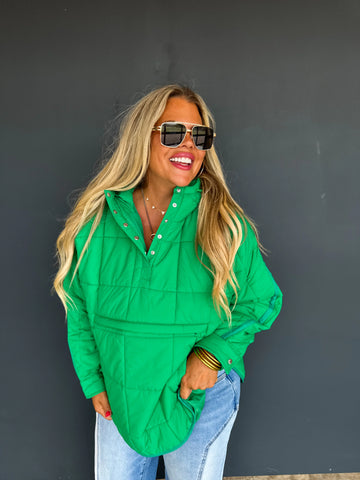 Peyton Puffer Jacket - Green