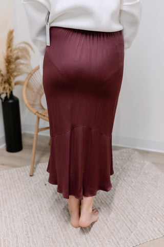 Winter Wishes Skirt - Berry