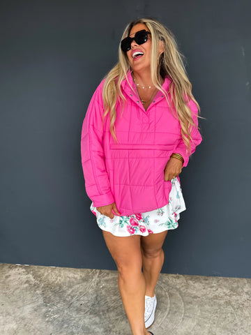 Peyton Puffer Jacket - Pink