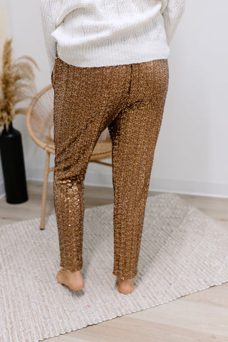{ DEX } Sequin Joggers
