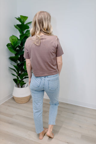 { DEX } Boxy Tee - Brown