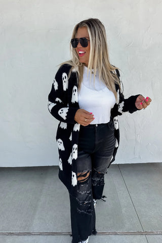 Cloud Cardigan - Reversible Ghost