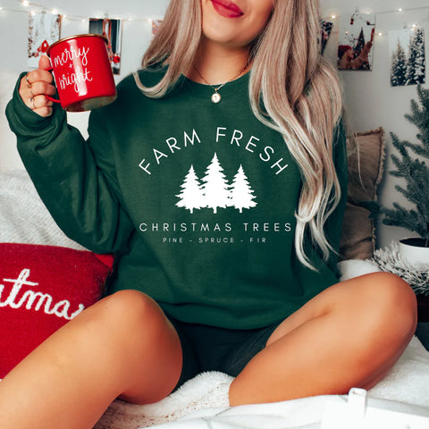 Farm Fresh Silhouette Classic Crewneck