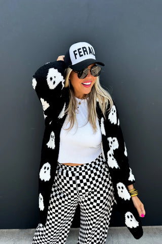 Cloud Cardigan - Reversible Ghost