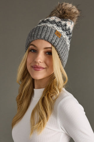 Glacier Knit Toque - Grey