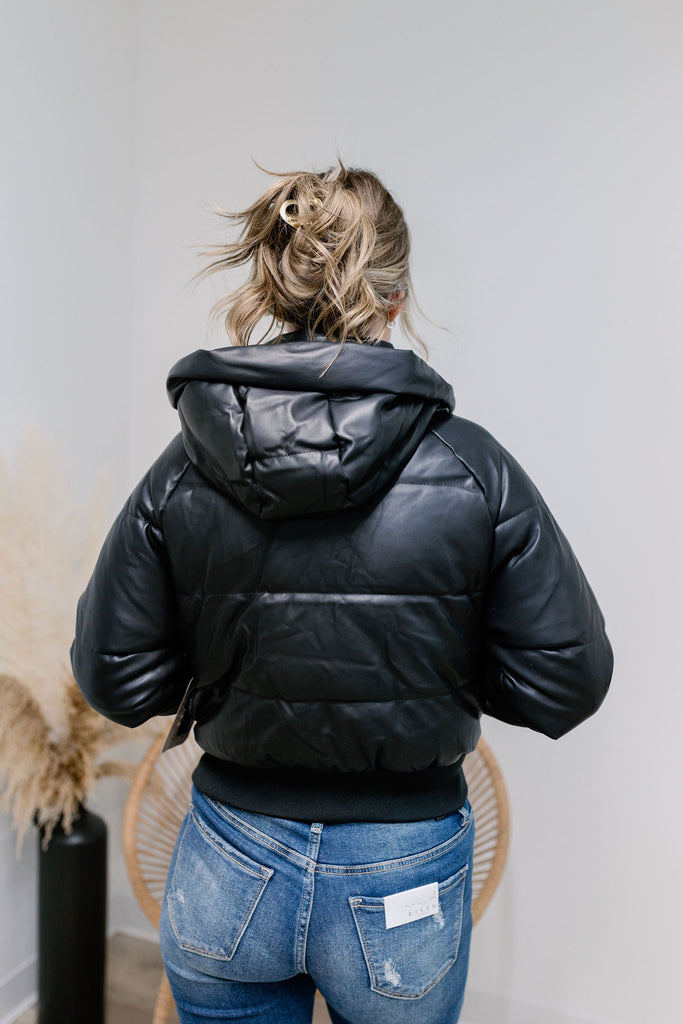 Kyleigh Puffer Coat - Black