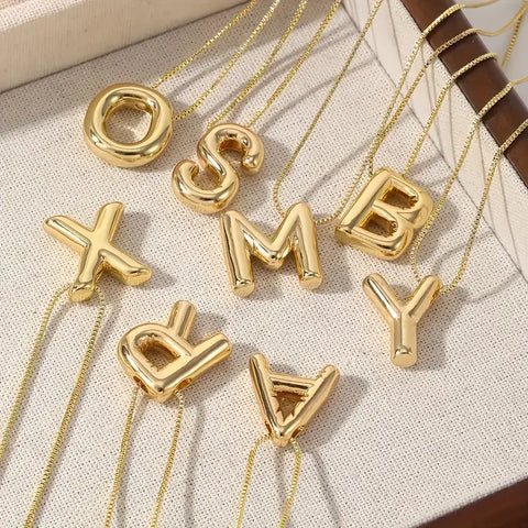 ~ Day 7 ~ Initial Necklace - Gold or Silver