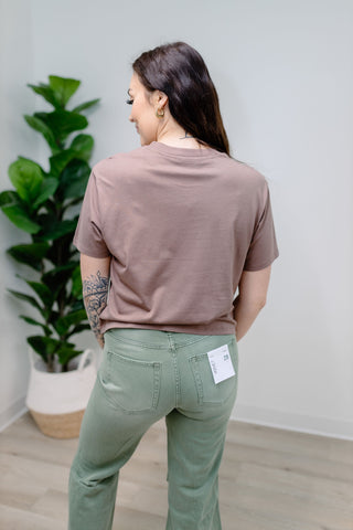 { DEX } Boxy Tee - Brown