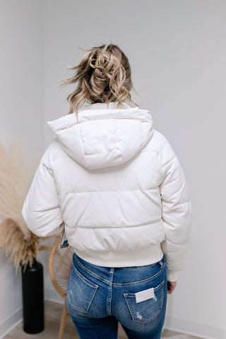 Kyleigh Puffer Coat - White