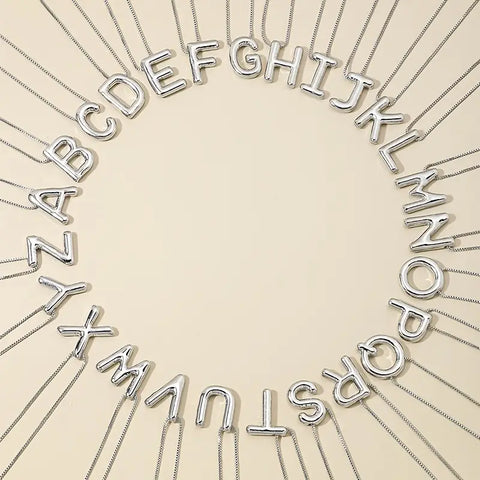 ~ Day 7 ~ Initial Necklace - Gold or Silver