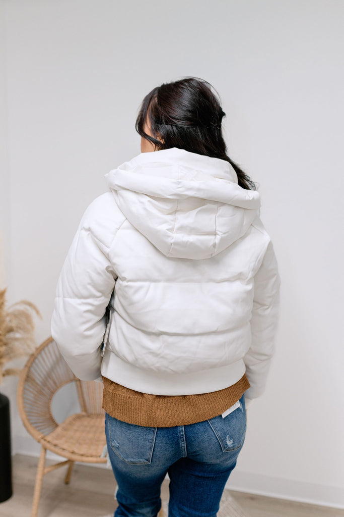 Kyleigh Puffer Coat - White