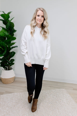 { DEX } Silent Night Sweater - White