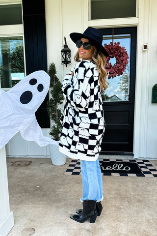 Cloud Cardigan - Checkered Ghost