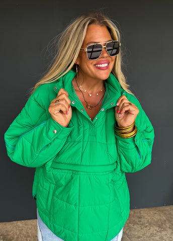 Peyton Puffer Jacket - Green