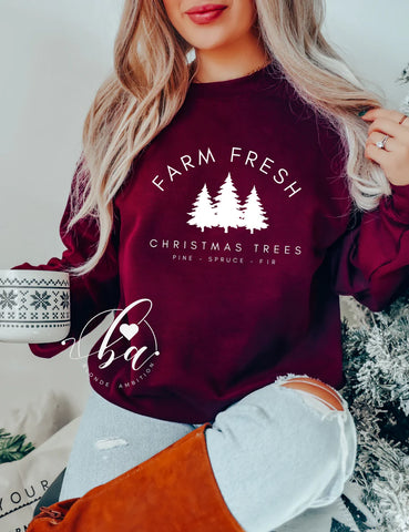 Farm Fresh Silhouette Classic Crewneck
