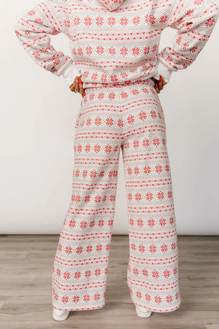 *Ampersand Ave* Comfort Zone Comfs - Frosted Fairisle