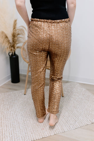 { DEX } Sequin Joggers