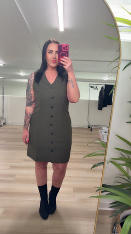 DEX Button Up Dress