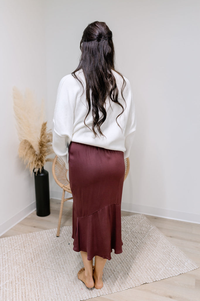 Winter Wishes Skirt - Berry