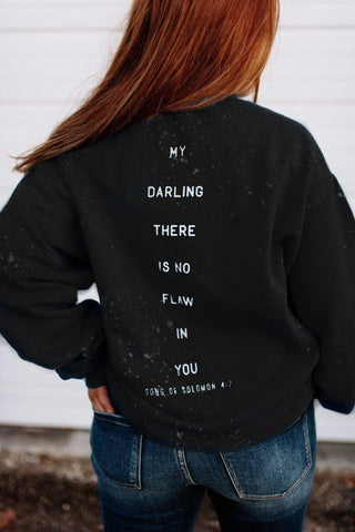You Are Beautiful Bleached Crewneck
