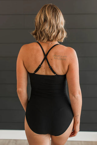 Vacation Everyday Ribbed One Piece Swimsuit