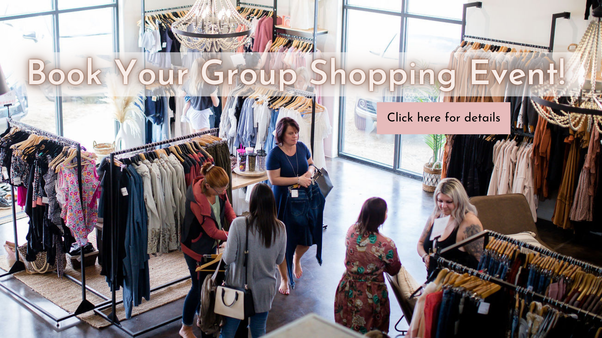 Pretty little sales clothing boutique