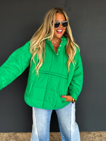 Peyton Puffer Jacket - Green