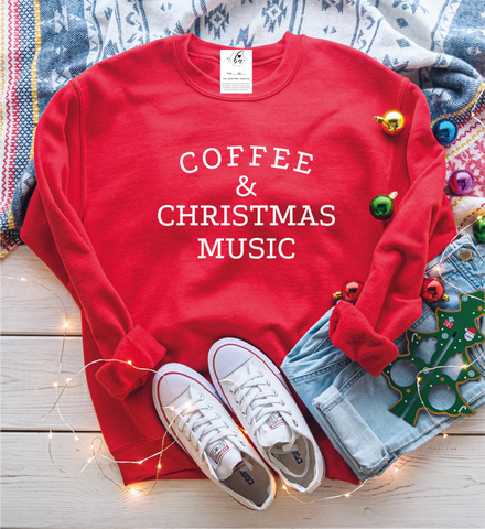Christmas & Coffee Classic Crewneck