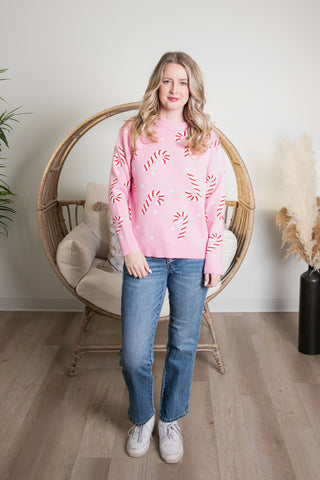 Peppermint Twist Sweater