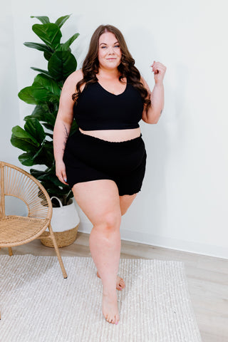 Kissed By the Sun Bikini Top - Black