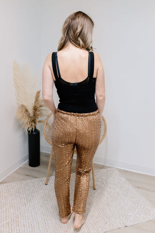 { DEX } Sequin Joggers