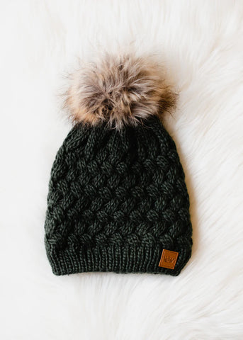 Woven Toque - Olive
