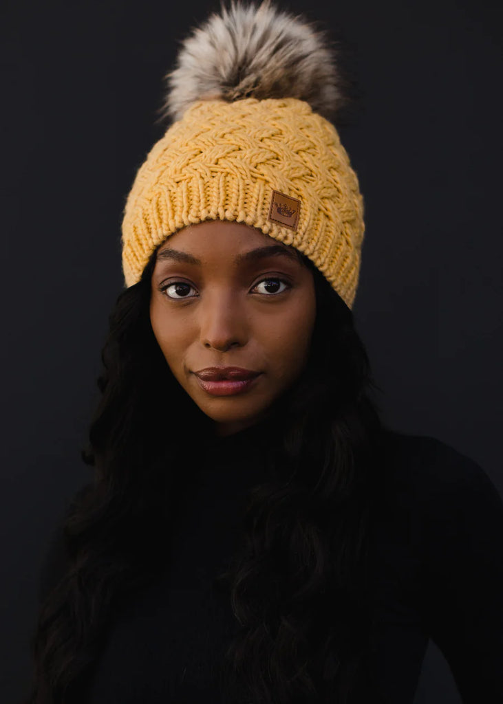 Woven Toque - Mustard