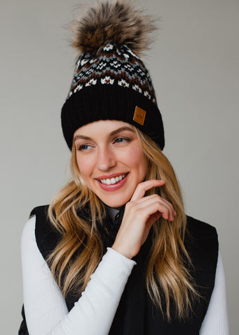 Glacier Knit Toque - Black