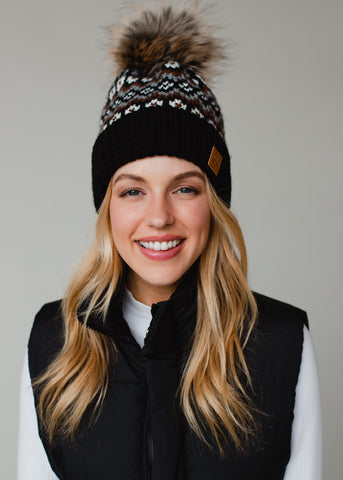 Glacier Knit Toque - Black