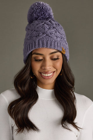 Knit Toque - Periwinkle