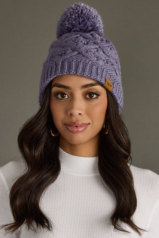 Knit Toque - Periwinkle