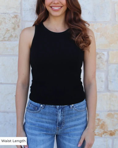 Grace & Lace | High Neck Brami - Black