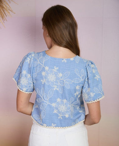 Coastal Bloom Top