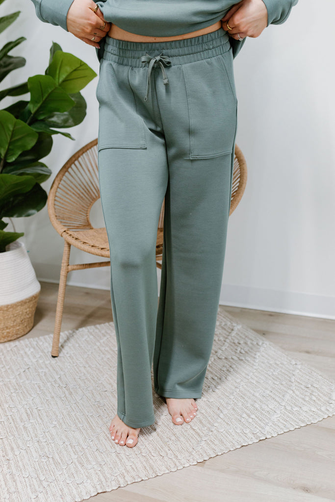 Butter Luxe Pants - Sage*