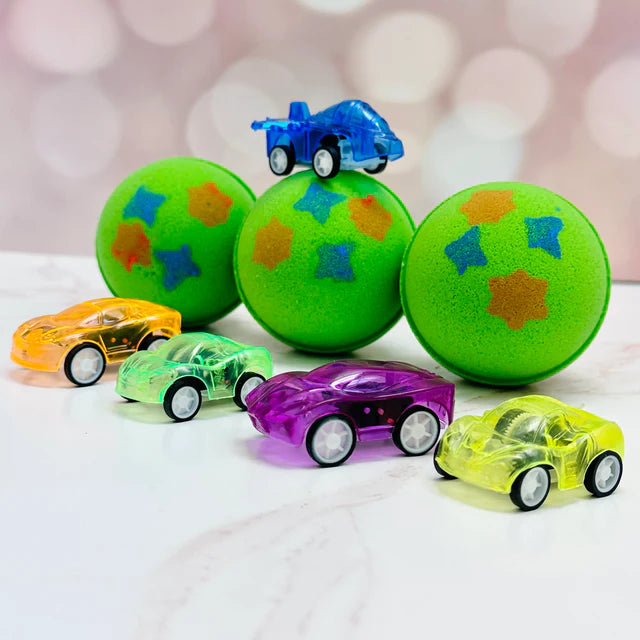 ~ DAY 7 - Pull Back Car Toy Surprise Bath Bomb ~