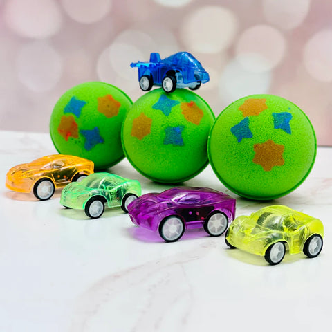 ~ DAY 7 - Pull Back Car Toy Surprise Bath Bomb ~