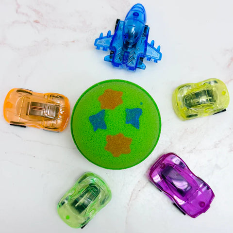 ~ DAY 7 - Pull Back Car Toy Surprise Bath Bomb ~