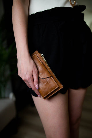 Kyla Wallet Clutch - Mocha