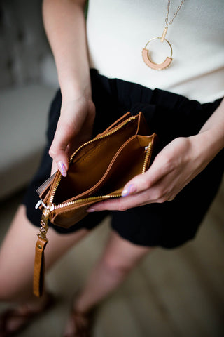 Kyla Wallet Clutch - Mocha