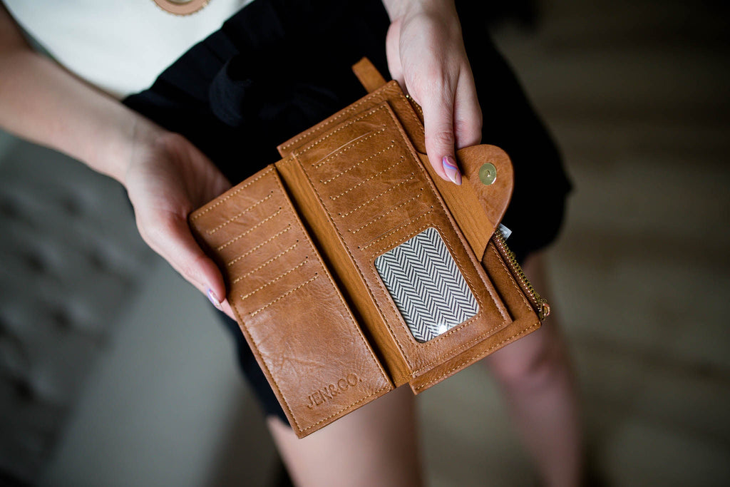 Kyla Wallet Clutch - Mocha