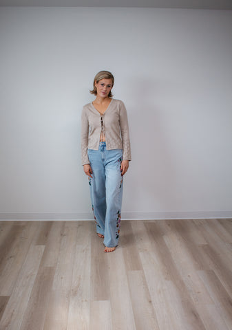 DEX Front Tie Cardigan