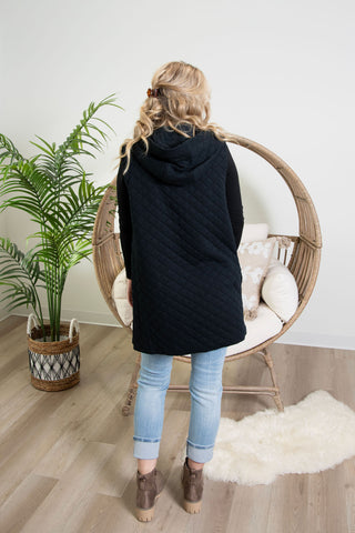 Ashlyn Quilted Vest - Plum