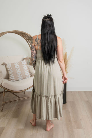 { Room 34 } Raw Edge Maxi Dress
