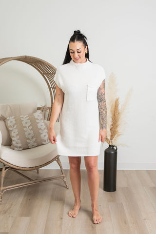 Sweet Spring Sweater Dress